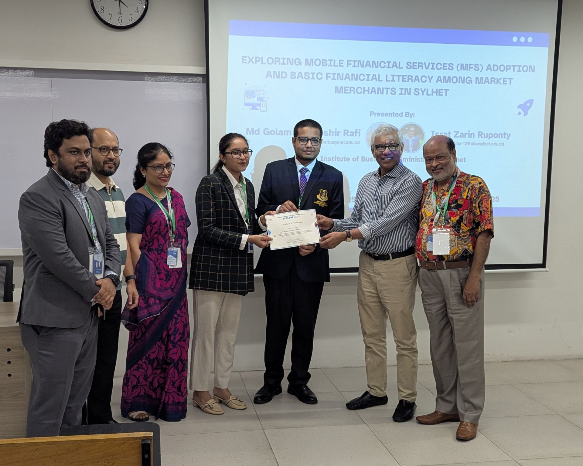 ICFLEW 2025 conference presentation